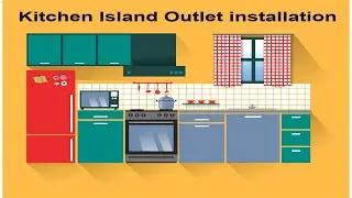 how to install an electrical outlet in a kitchen island