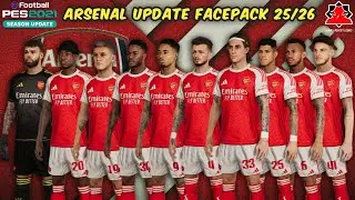 Arsenal F.C New Facepack 25/2026 - PES 21 & FL 26