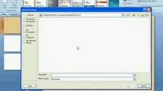 Insert a Picture as a background in Power Point