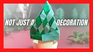 This Is The Best Toilet Paper Roll Christmas Tree (And It Has 3 Uses)!