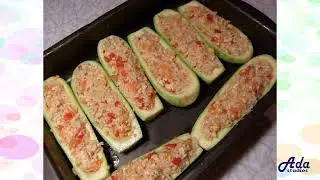 ★ОФИГЕННЫЙ ВКУС-★ ФАРШИРОВАННЫЕ ЛОДОЧКИ ИЗ КАБАЧКОВ ★