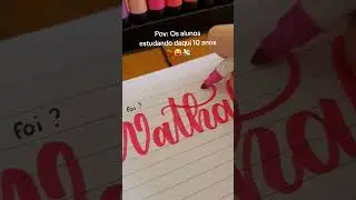 😝📒 #estudos #lettering #letras