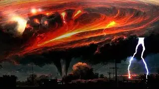 Night in the desert turned into scary lights! Thunderstorm and lightning hit Saudi Arabia!
