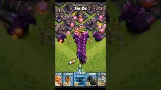 1000 Super Pekka Vs 400 Max Cannons// #clashofclans #shorts