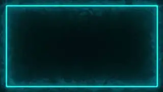 Neon Border Black Screen Effects, Motion Video Background, Neon Frame, Gaming Border, 4K Effects