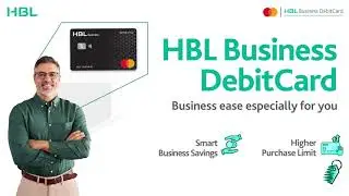 With the newly launched HBL Business DebitCard you can now take your business further!