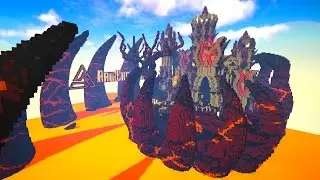 50 vs 3 - LAVA CASTLE SIEGE | FAN BATTLE! with LandonMC & ChocoTheChocobo