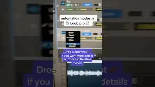 How to use automation modes in Logic Pro X 