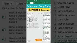 Use Clipboard Shortcut to Copy Smarter in Excel!