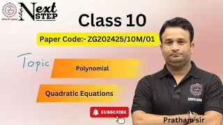 Zenith Guru Next STEP | Class 10 | ZNST 01 | Pratham Sir