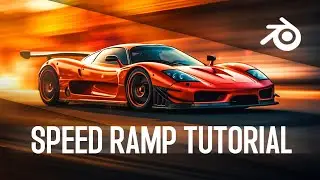 How to create speed camera ramp effect in blender || Speed Ramp Effect