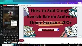 How to Add Google Search Bar on Android Home Screen - 2024