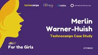 Merlin Warner-Huish at Technocamps International Women's Day 2022