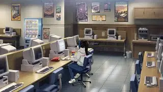 @ the computer cafe 💾 90s synthwave lofi mix