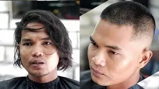 BUZZCUT ( LONG TO SHORT )
