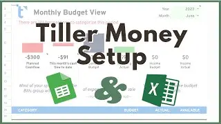 Tiller Money Setup Tutorial and Review | Automate Your Finances