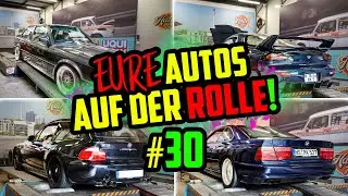 Mazda RX7 mit WANKELMOTOR und TURBO! - Prüfstandstag Halle77 - MARCO nimmt EURE Autos ran!