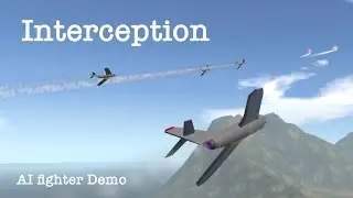 Interception - SimplePlanes Music Video (Swarm AI fighter demo)