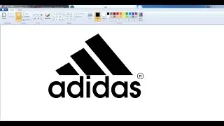 ADIDAS LOGO | How to Draw Adidas Logo in MS Paint | Kese Banaye Adidas Logo