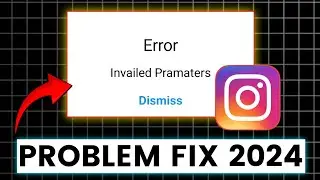 invalid parameter instagram password | how to fix invalid parameter instagram 2024 #instagram