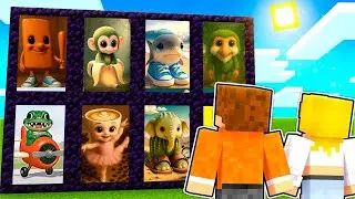 I FOUND ITALIAN BRAINROT CHILD PORTALS in Minecraft!