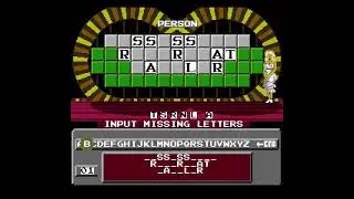 Wheel Of Fortune - Family Edition [NES] Game #38 on November 29th 2021 (Normal Difficulty)