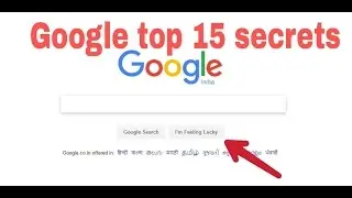 Top 15 hidden google tricks 2017 new Must try