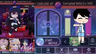 This how i defeat Corrupted bella Element tower Gacha Club and make corrupted bella 0%~10% buff