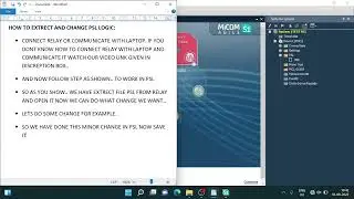 PART-4: PSL logic MICOM  how to extract PSL logic, change and upload to MICOM/PX10/PX20/PX30/P40