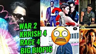 BREAKING NEWS : KRRISH 4 | WAR 2 | RACE 4 | BIG BIOPIC | HUGE UPDATES | HRITHIK ROSHAN | JR NTR