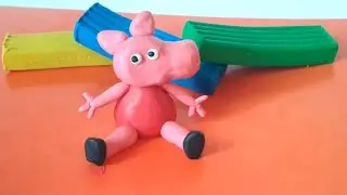 Свинка Пеппа. Лепим из пластилина Свинку Пеппу. Плей До