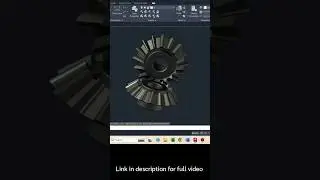 Bevel Gear in AutoCAD 3D 