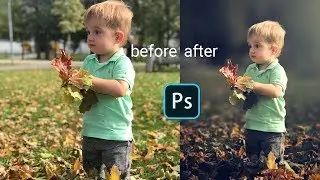 Outdoor Portrait  Edit (Child) - Photoshop Tutorial