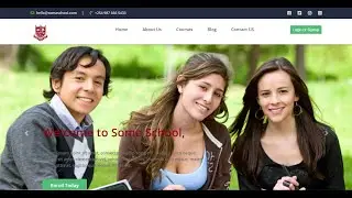 Build A Responsive Multipage Education/School Website using HTML CSS & JavaScript