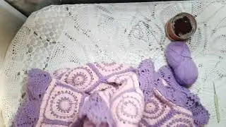 Обвязка детского пледа, 4/10.