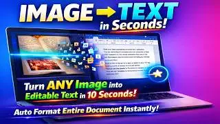 Image To Text OCR Conversion