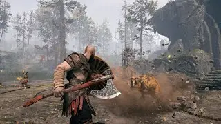 God of War PC Low Graphics Settings Gameplay: RX 580 8GB - i5 2500k - 8GB DDR3 (1080p)