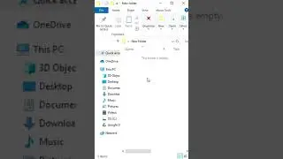 How to create Folder using shortcut key