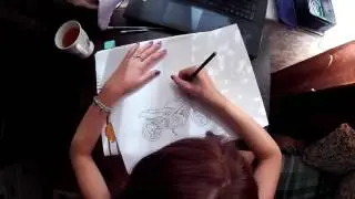 Honda Bros drawing