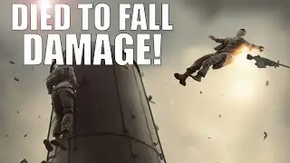 He Had An M249 And Died To FALL DAMAGE! - Rust