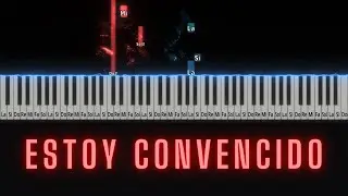 🎹 SYNTHESIA PIANO TUTORIAL  | Estoy Convencido | Averly Morillo | Samy Galí