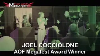 AOF Award Winners Robert Dill /  Adele Esemar and Joel Ciccolone Accept their AOF Megafest Awards