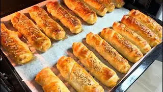 💯BUKADAR KOLAY VE LEZZETLİ,UCUZ ÇITIR ÇITIR BİR TARİF GÖRMEDİM😍BÖREK TARİFİ