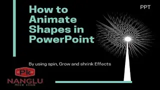 How to Animate Shapes in PowerPoint | add animation to shapes in PowerPoint