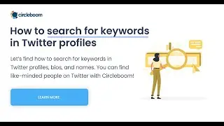 How to search for keywords in Twitter profiles 