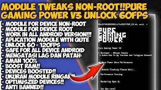 INIKAH TWEAKS MODULE TERBARU!! UNTUK MENGATASI LAG DAN PATAH² || BTW GW LUPA TARUH MUSIKNYA🗿