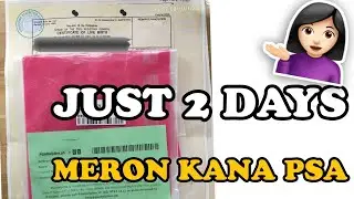 Paano Kumuha ng PSA? Fast Delivery 2 Days lang may PSA Kana! 2021