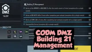 CODM DMZ Building 21 Management Mission Complete