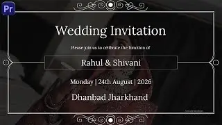 Indian Best Wedding Invitation Video Project (Template) Download For Premiere Pro