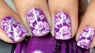 Foral Mani double stamping: Nail Stamping